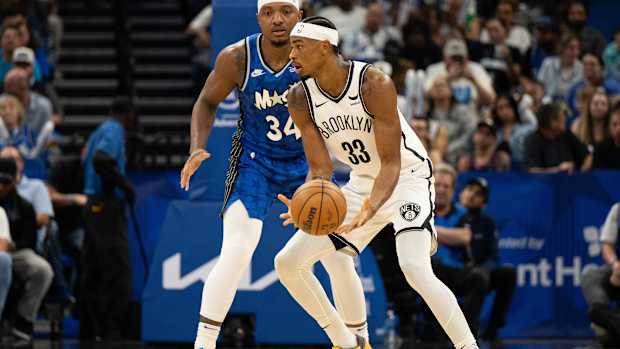 Brooklyn Nets center Nic Claxton